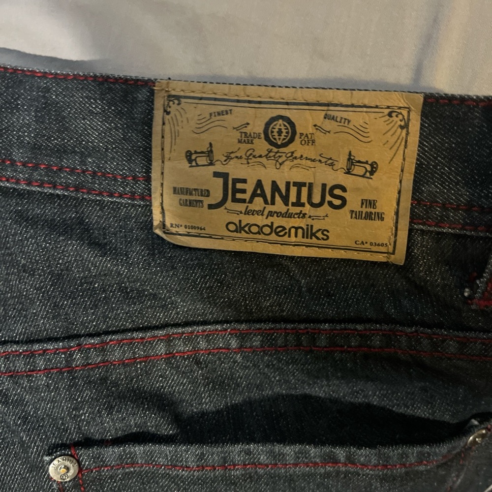 Vintage Akademiks Men's Black Jeans